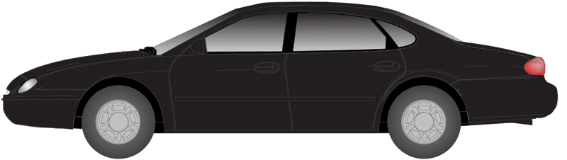 Atlas HO 1277 1996 Ford Taurus 4-Door Sedan Ebony Satin Metallic