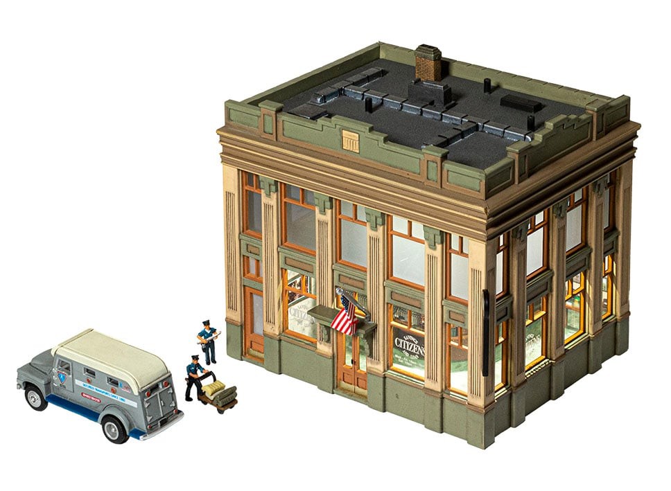 Woodland Scenics HO BR5033 Built & Ready Citizens Savings and Loan