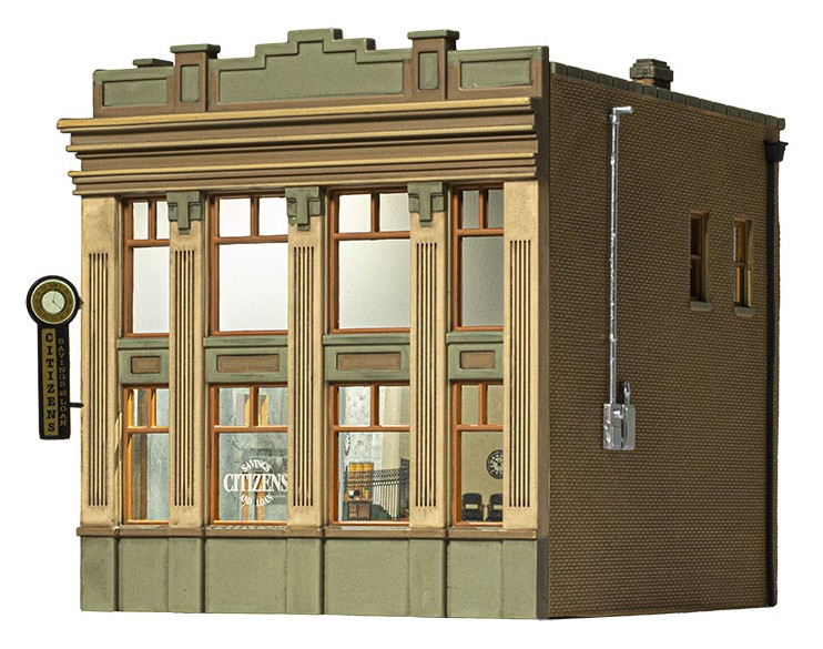 Woodland Scenics HO BR5033 Built & Ready Citizens Savings and Loan