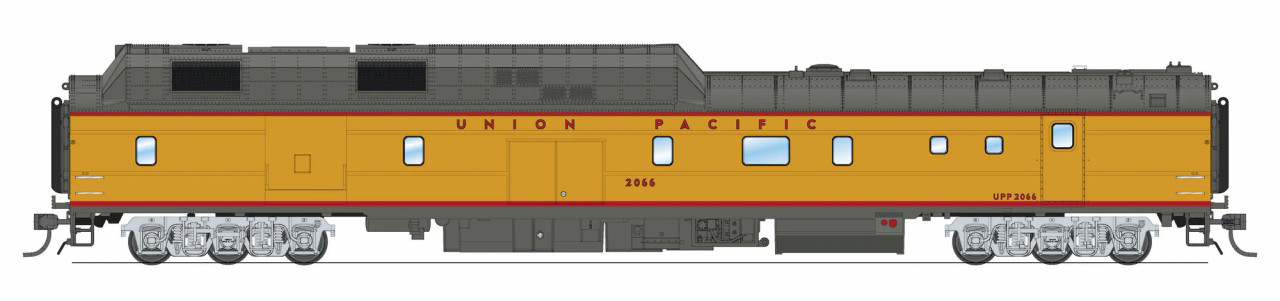 Broadway Limited Imports HO 9125 Union Pacific Power Car UP #2066 without Roof Antenna NO Sound