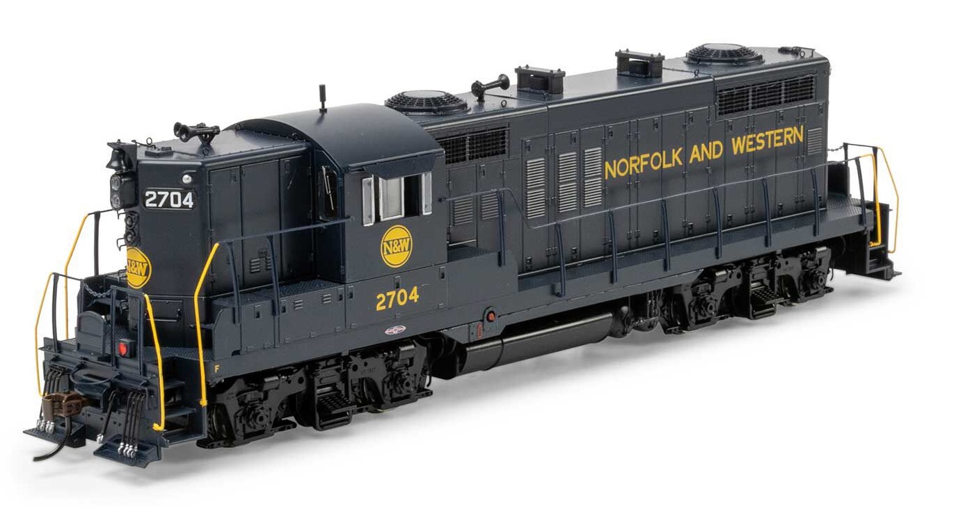 Athearn Genesis HO ATHG-1361 DCC Ready EMD GP18 Locomotive Norfolk & Western NW #2704