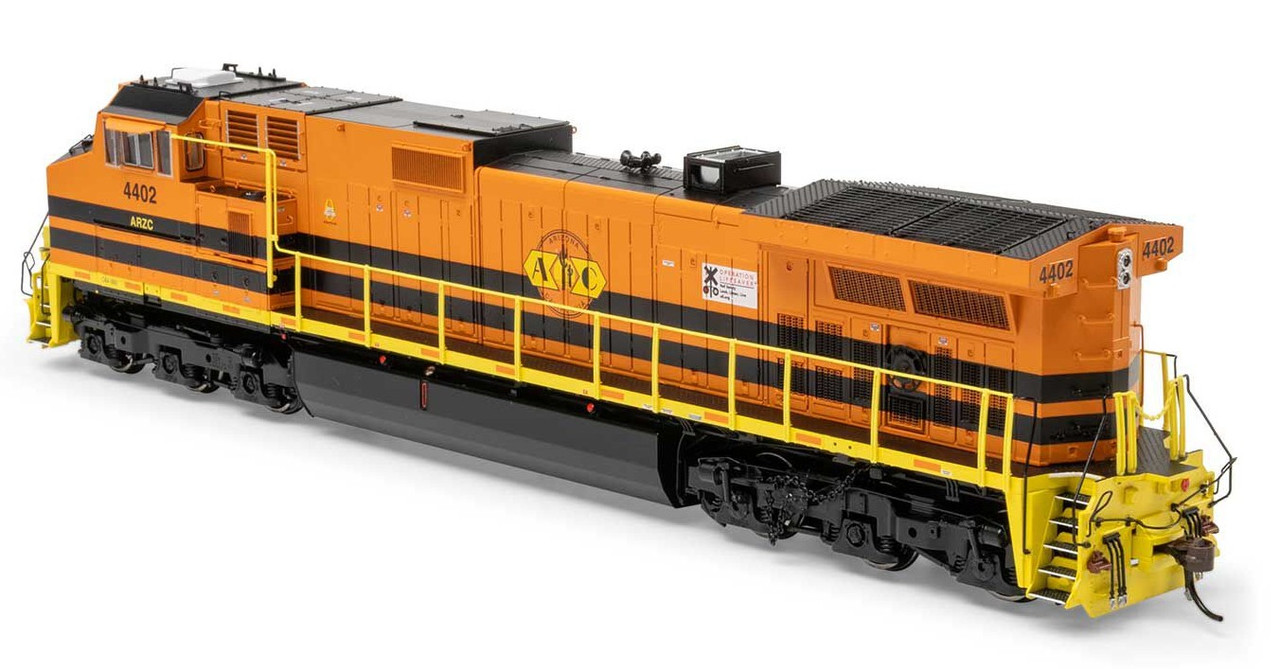 Athearn Genesis HO ATHG-1302 DCC/Tsunami 2 Sound Equipped GE Dash 9-44CW Locomotive ARZC w/Heralds & OLS Logo ARZC #4402