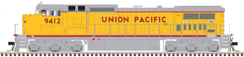 Atlas Master Silver Series HO 10004497 DCC Ready GE DASH 8-40CW Locomotive Union Pacific UP #9427
