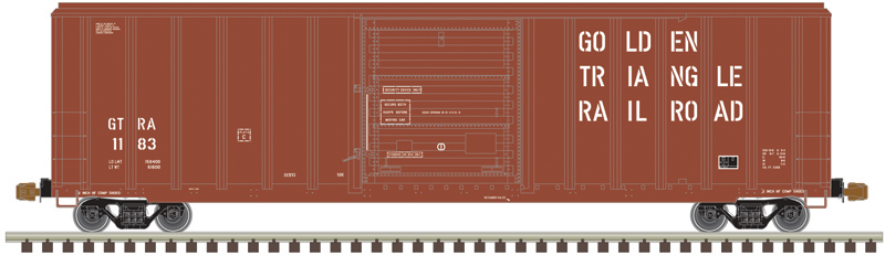 Atlas Master HO 20007598 FMC 5347 Single-Door Boxcar Golden Triangle Railroad GTRA #1183