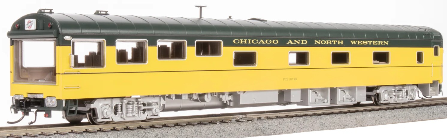 Broadway Limited Imports HO 9107 Chicago & North Western Track Inspection Car 'Fox River'