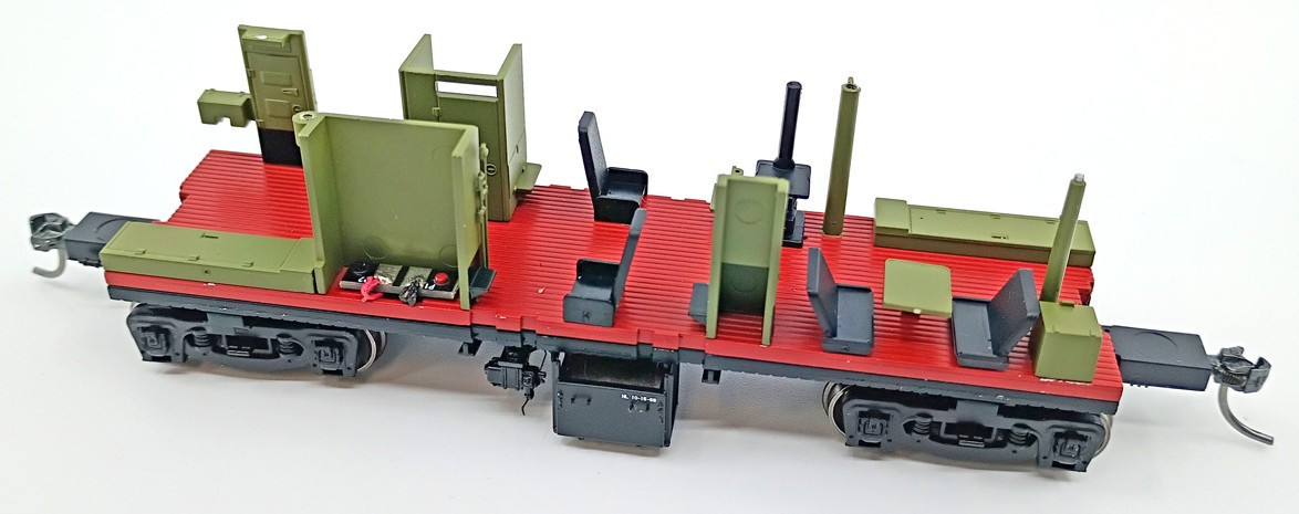 Tangent Scale Models HO 60711-03 Erie ICC Bay Window Caboose Erie Lackawanna 'Simplified Repaint 1966' EL #C329
