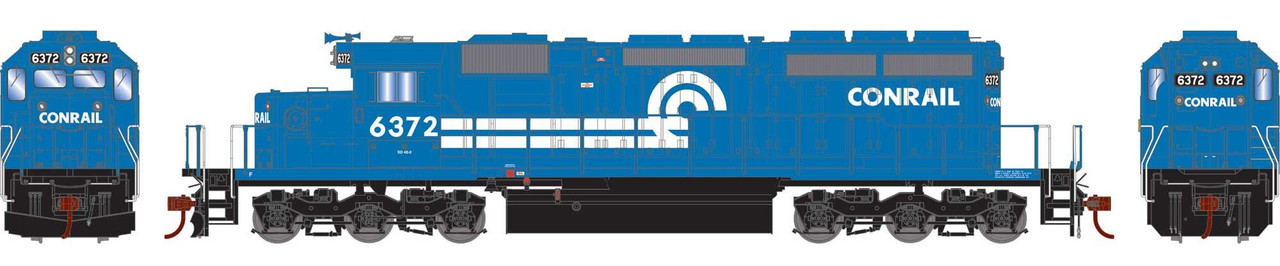 Athearn HO ATH-1262 DCC/Econami Sound Equipped EMD SD40-2 Locomotive Conrail CR #6372