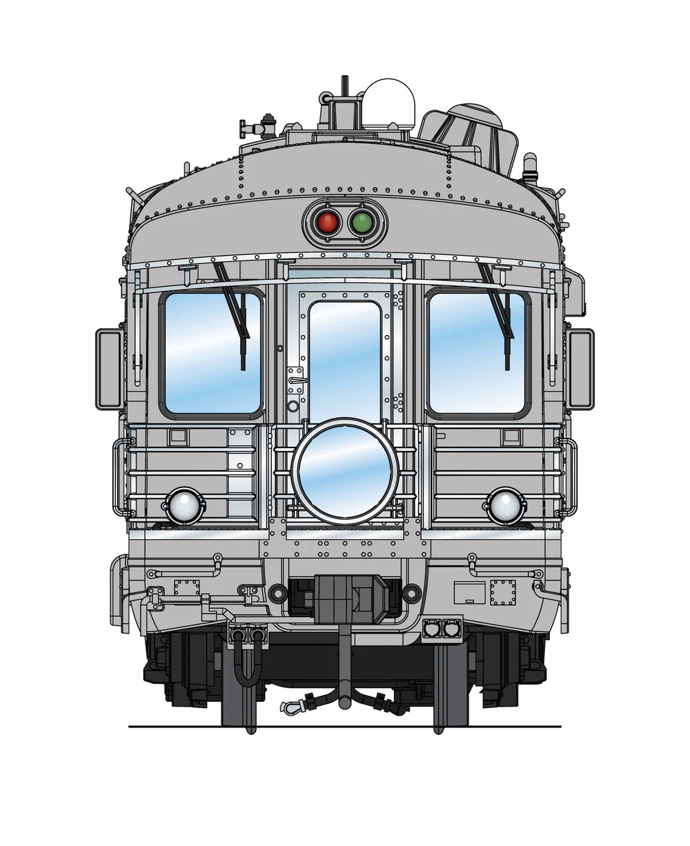 Broadway Limited Imports HO 9596 Union Pacific Business Car UP #101 Painted Primer Gray w/Black Trucks