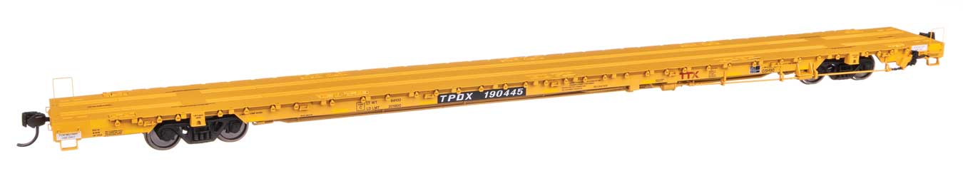 WalthersProto HO 920-104636 89' Greenbrier TTX 110-Ton Flatcar TTX TPDX #190445 'Military Use Only'