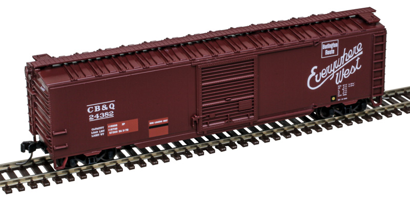 Atlas Trainman N 50006912 50' Single-Door Boxcar Chicago, Burlington & Quincy CB&Q #24203