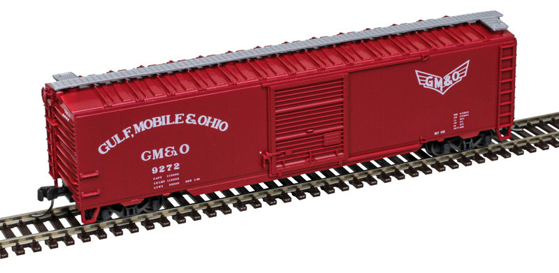 Atlas Trainman N 50006915 50' Single-Door Boxcar Gulf, Mobile & Ohio GM&O #9272