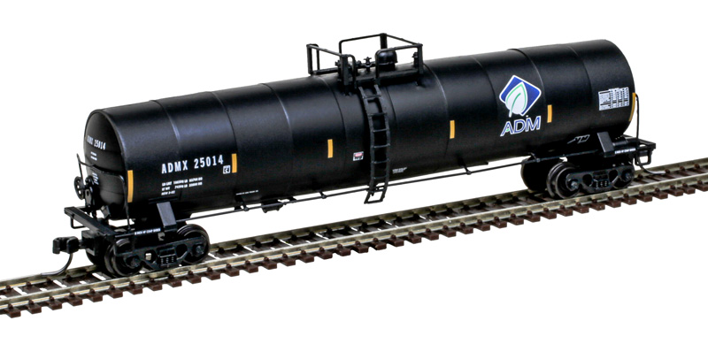 Atlas Master N 50006971 ACF 23,500-Gallon Tank Car Archer-Daniels-Midland 'Leaf' ADMX #25014