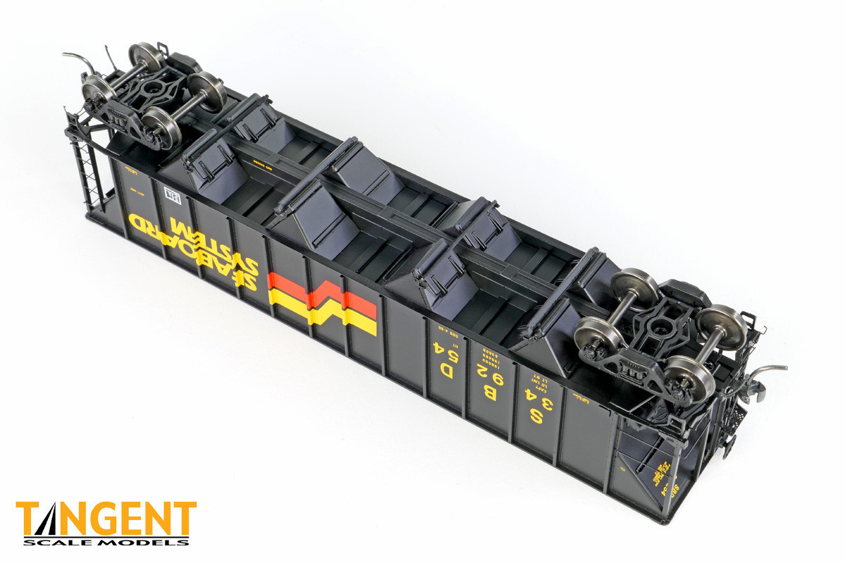 Tangent Scale Models HO 32018-05 Bethlehem Steel 3350CuFt Quad Coal Hopper Seaboard System 'Seaboard Repaint 1986+' SBD #349246