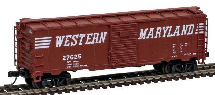 Atlas Master N 50007100 1932 ARA 40' Steel Boxcar Western Maryland WM #27625