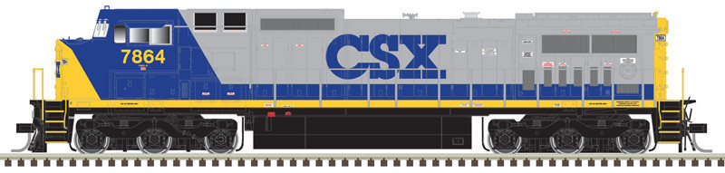 Atlas Master Gold Series HO 10004507 DCC/ESU LokSound V5 Equipped GE DASH 8-40CW Locomotive CSX #7886 'YN2 Scheme'