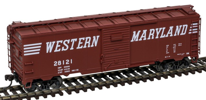 Atlas Master HO 20007775 1932 ARA 40' Steel Boxcar Western Maryland WM #27382