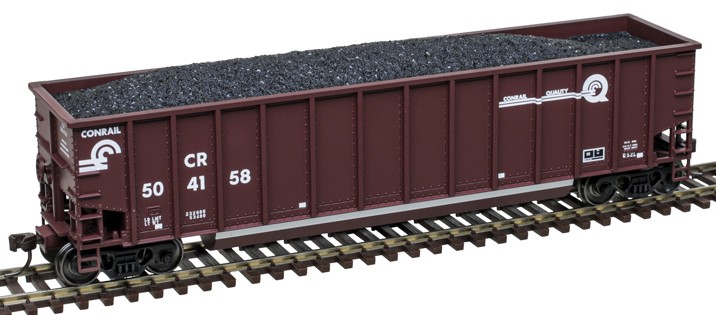 Atlas Trainman HO 20007712 Aluminum Coal Gondola w/Load Conrail CR #503798