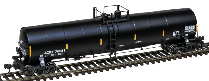 Atlas Master HO 20007619 ACF 23,500-Gallon Tank Car ACFX 'Black' #76361