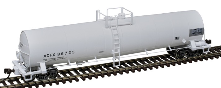 Atlas Master HO 20007620 ACF 23,500-Gallon Tank Car ACFX 'White' #86725