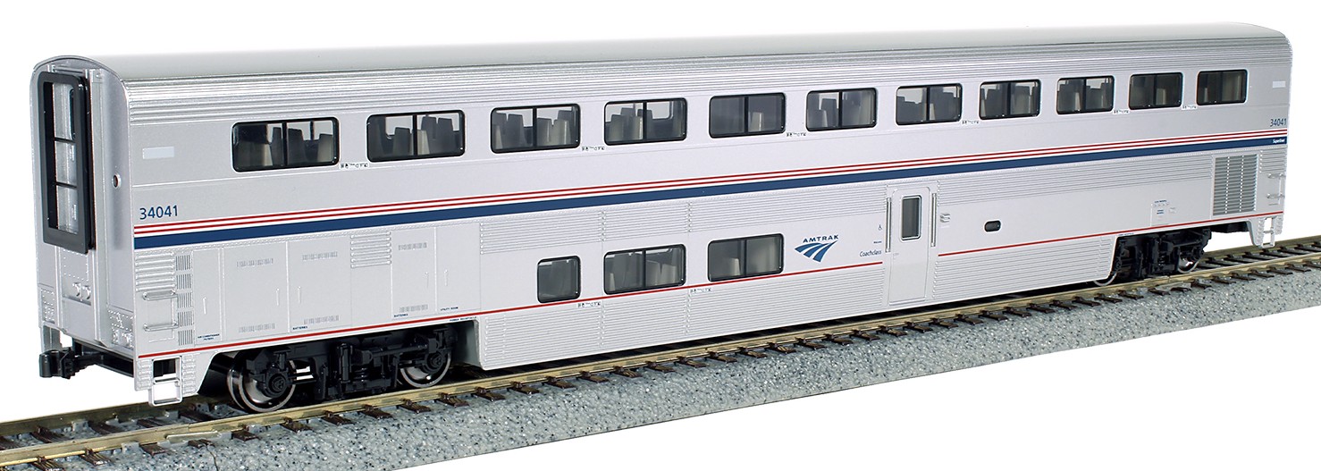 Kato HO 35-6058 Superliner I Coach 'Phase VI' Scheme Amtrak #34034