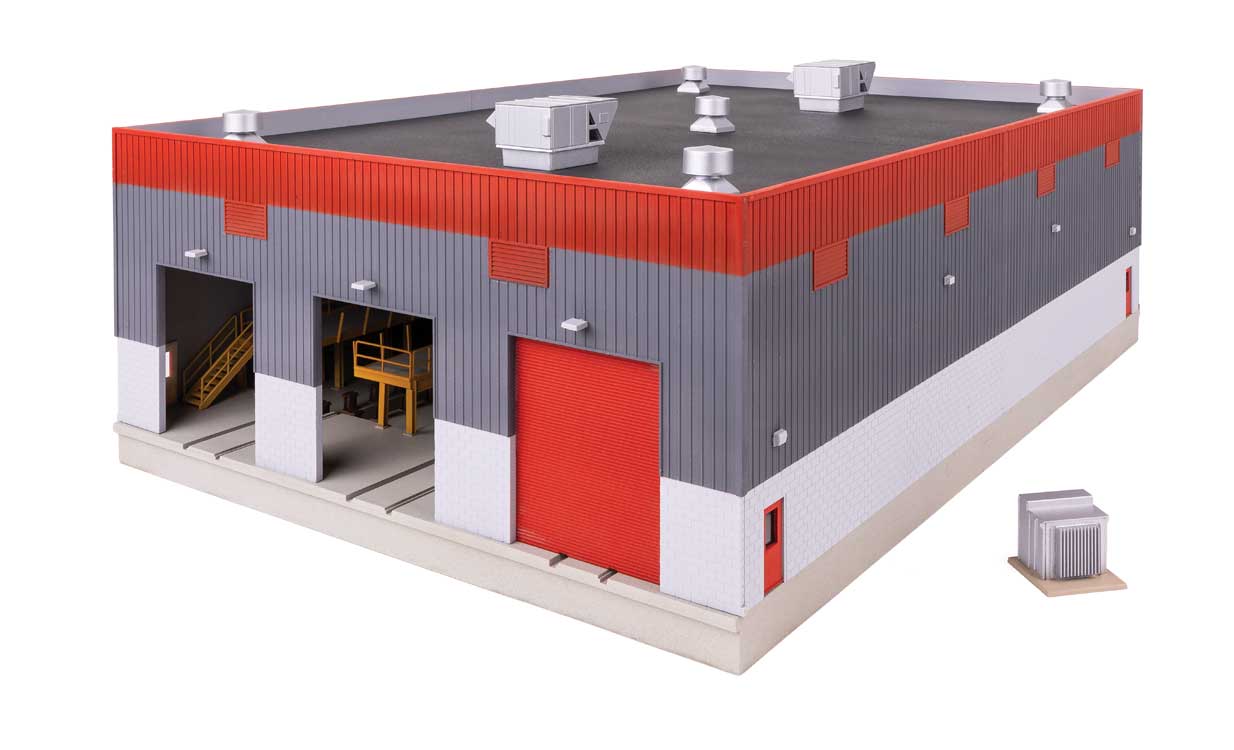 Walthers Cornerstone HO 933-3908 Modern Diesel Shop - Kit
