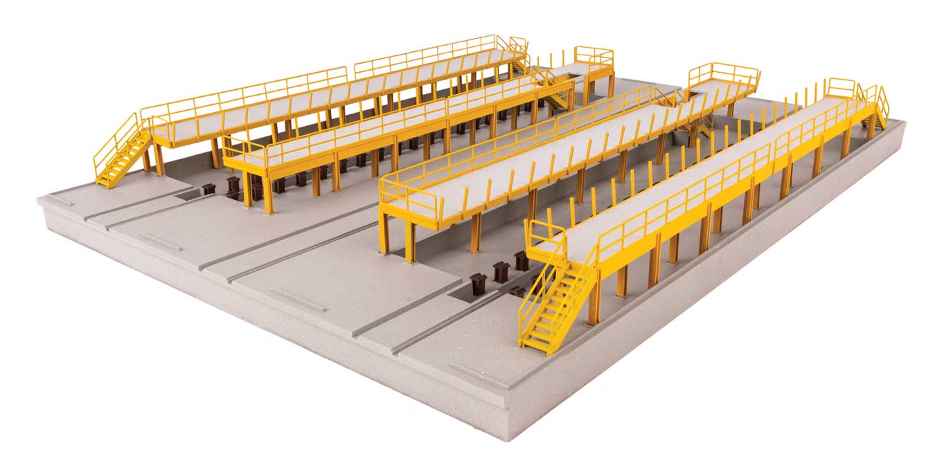 Walthers Cornerstone HO 933-3908 Modern Diesel Shop - Kit