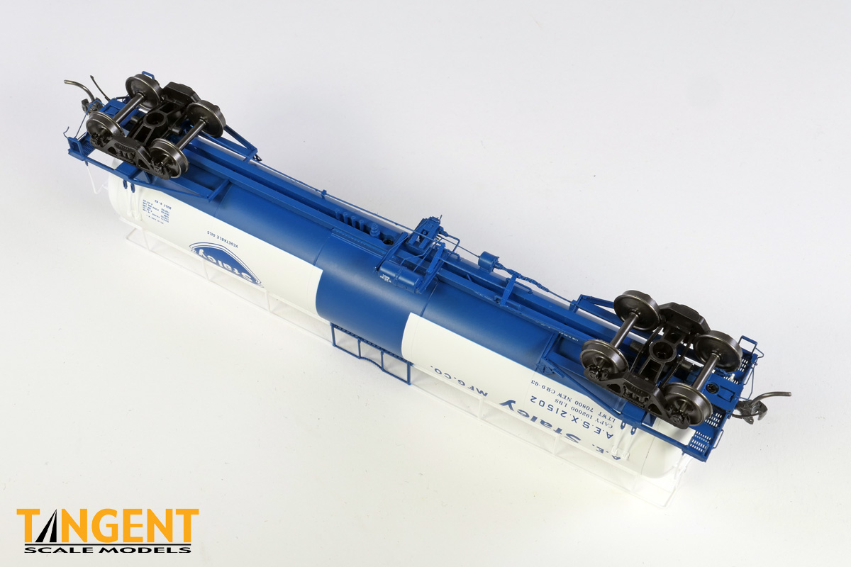 Tangent Scale Models HO 31010-01 NACC 1963-Design 20,500 Gallon Non-Insulated Tank Car 'A.E. Staley Mfg. Co. Delivery 1963' AESX #21500