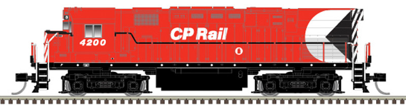 Atlas Master Gold Series N 40006114 DCC/Tsunami 2 Sound Equipped Alco C424 Phase 1 Locomotive CP Rail 'Large Multimark' Scheme CP #4200