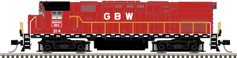 Atlas Master Gold Series N 40006126 DCC/Tsunami 2 Sound Equipped Alco C424 Phase 1 Locomotive Green Bay & Western GBW #322