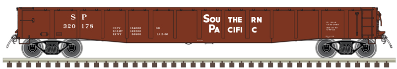 Atlas Master N 50006417 ACF 70-Ton 52' Gondola Southern Pacific '1966+' SP #320178