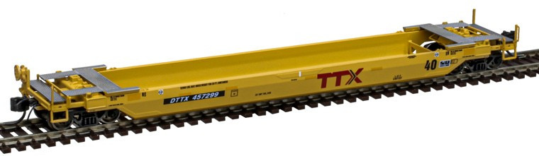 Atlas Master N 50007022 40' Rebuilt Well Car TTX 'Late Repaint' DTTX #457678