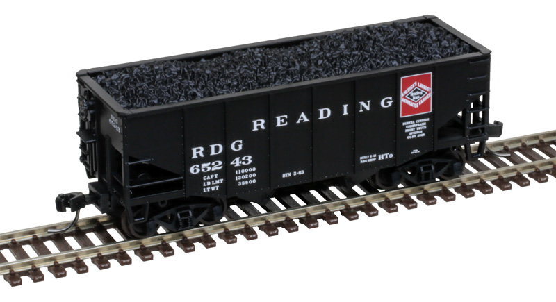 Atlas Master N 50007220 55 Ton Fishbelly Coal Hopper Reading RDG #65243