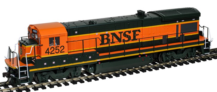 Atlas Master Silver Series HO 10004695 DCC Ready B23-7 Locomotive BNSF Railway 'H1' Scheme BNSF #4252