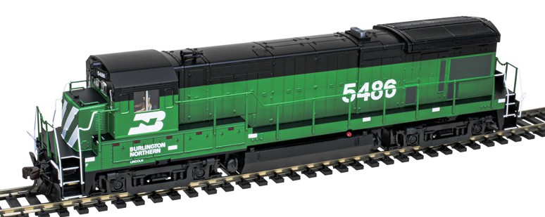 Atlas Master Silver Series HO 10004703 DCC Ready B30-7 Locomotive Burlington Northern BN #5486