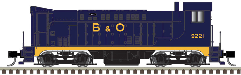 Atlas Master Silver Series N 40005956 DCC Ready Baldwin VO-1000 Locomotive Baltimore & Ohio B&O #9222