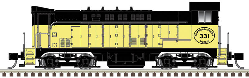 Atlas Master Silver Series N 40005961 DCC Ready Baldwin VO-1000 Locomotive Patapsco and Back Rivers #331