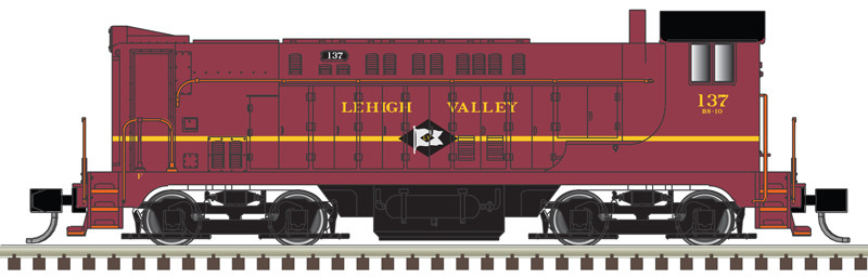 Atlas Master Gold Series N 40005975 DCC/ESU LokSound V5 Equipped Baldwin VO-1000 Locomotive Lehigh Valley LV #137