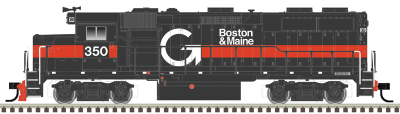 Atlas Master Silver Series N 40005905 DCC Ready EMD GP39-2 Phase I Locomotive Guilford B&M #350