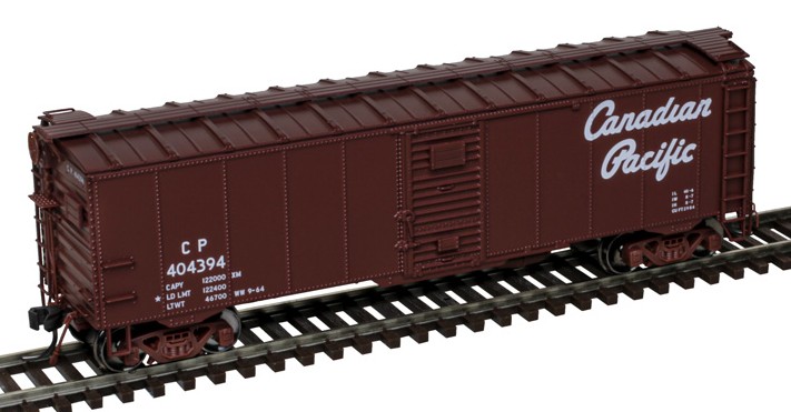 Atlas Master HO 20007902 40' Minibox Boxcar Canadian Pacific 'Script Lettering' CP #404394