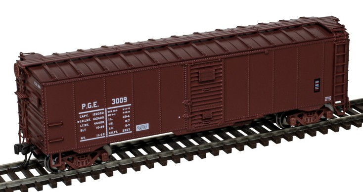 Atlas Master HO 20007905 40' Minibox Boxcar Pacific Great Eastern PGE #3009