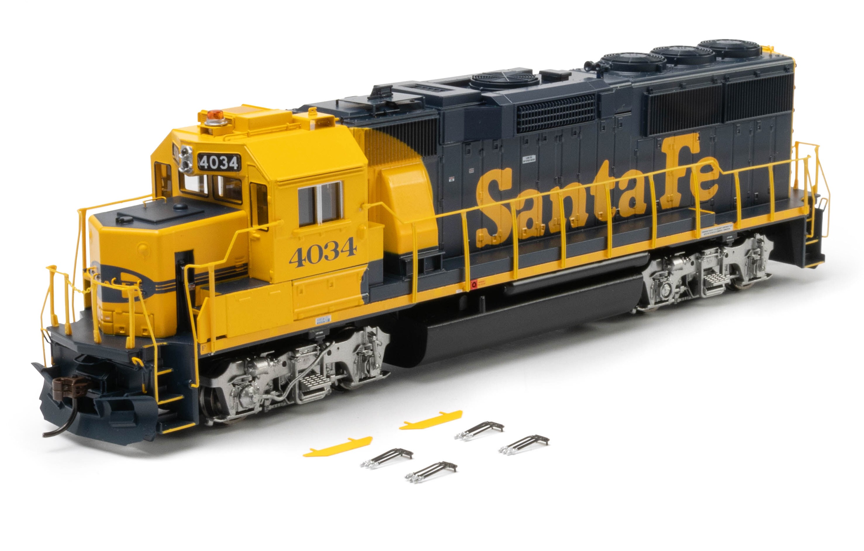 Athearn HO ATH-1115 DCC/Econami Sound Equipped EMD GP60 Locomotive Santa Fe ATSF #4034