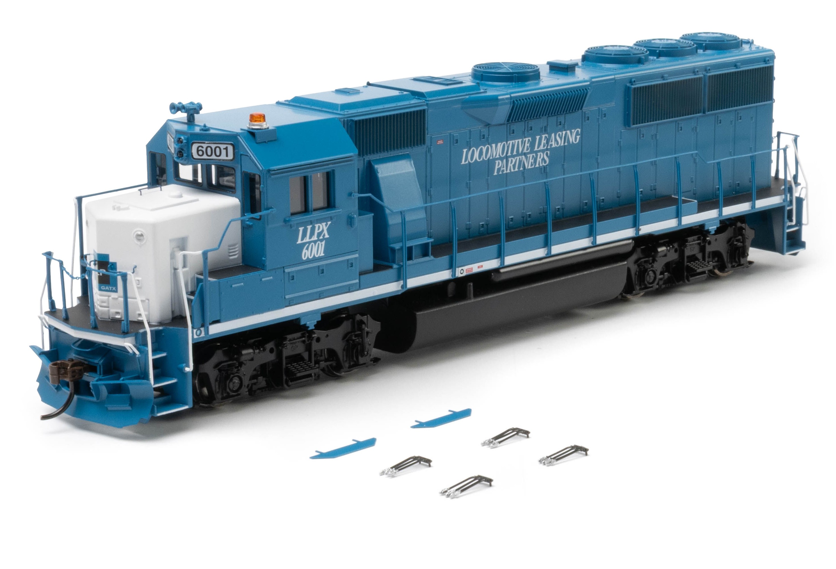 Athearn HO ATH-1216 DCC Ready EMD GP60 Locomotive Locomotive Leasing Partners LLPX #6001