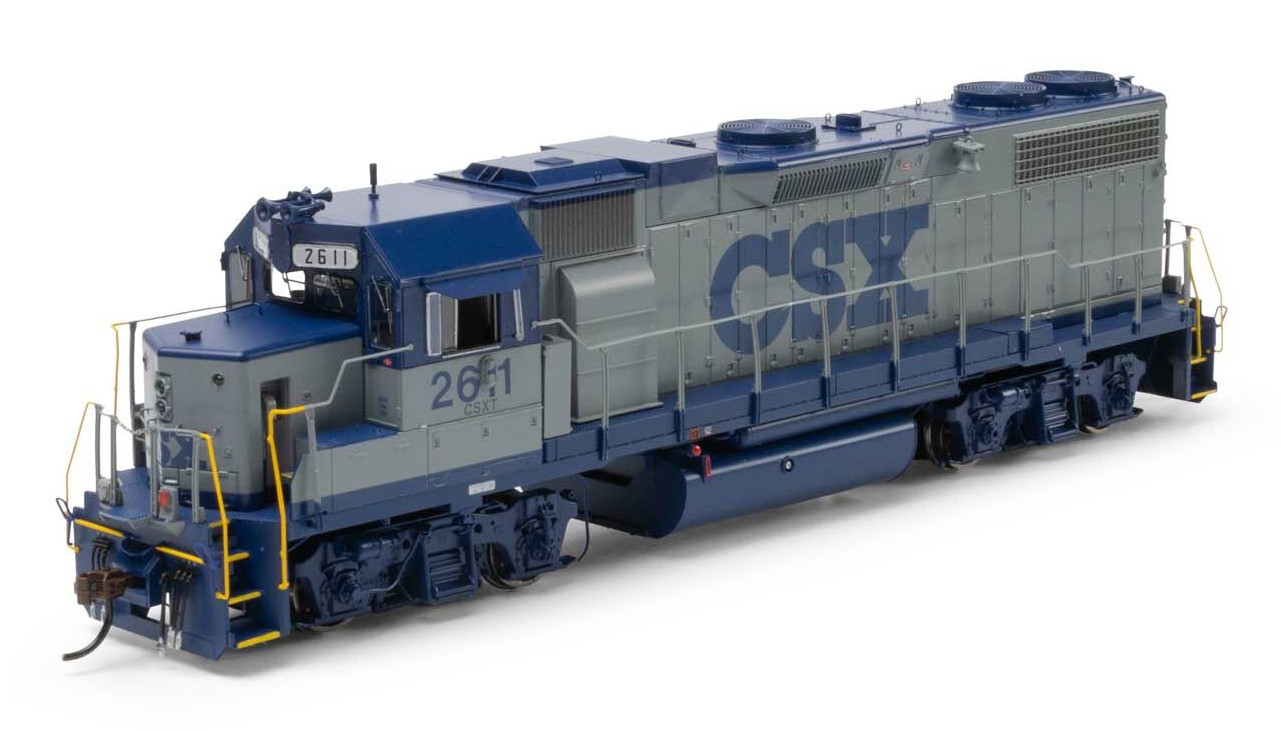 Athearn Genesis HO ATHG-1409 DCC/Tsunami2 Sound Equipped EMD GP38-2 Locomotive CSX 'Blue Down' CSX #2611