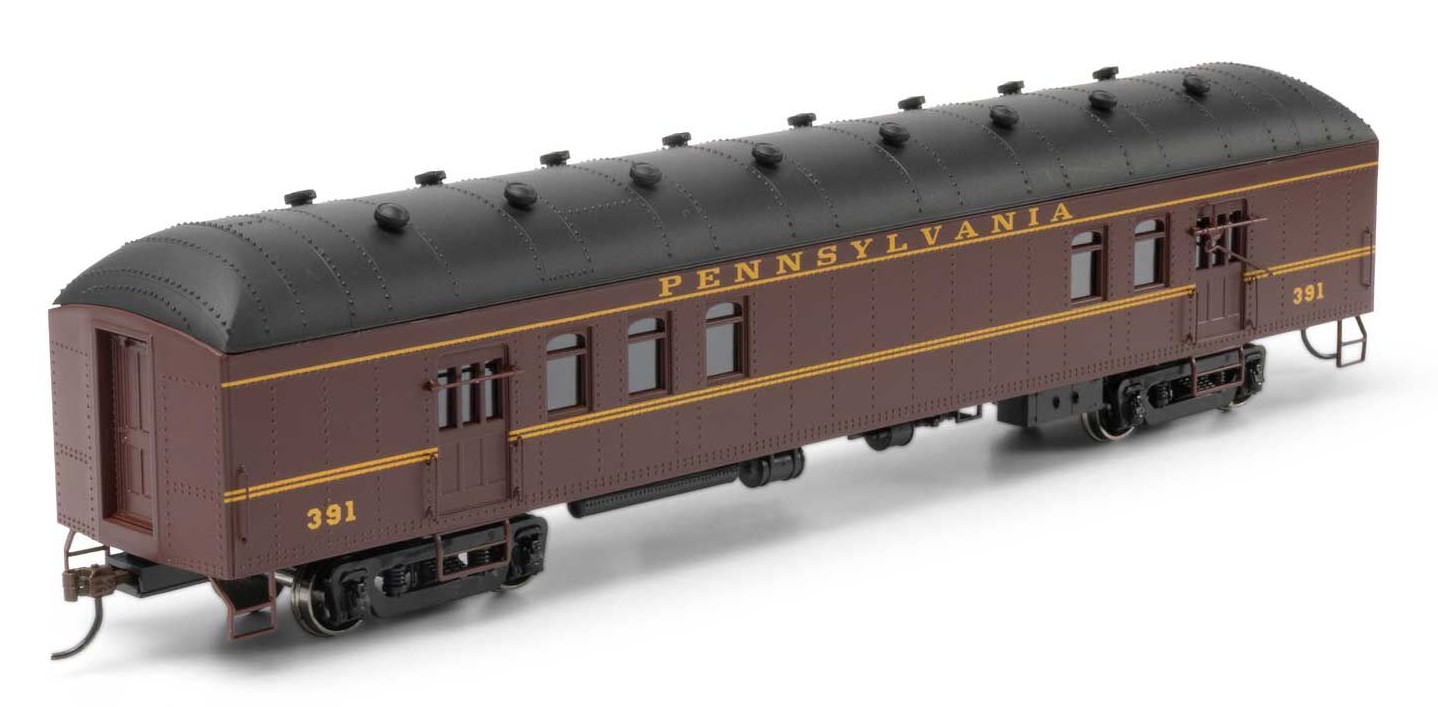 Athearn RTR HO ATH73029 Arch Roof Harriman RPO Pennsylvania RR PRR #391