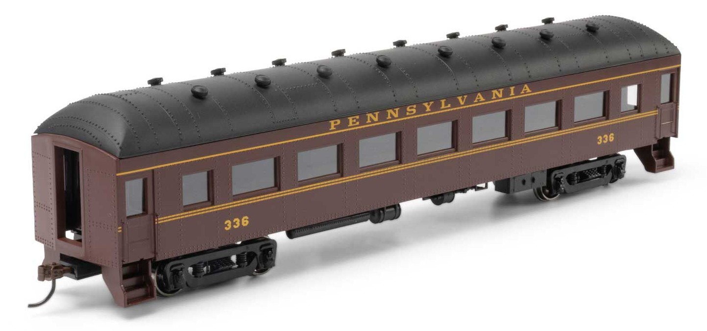 Athearn RTR HO ATH73030 Arch Roof Coach Pennsylvania RR PRR #336