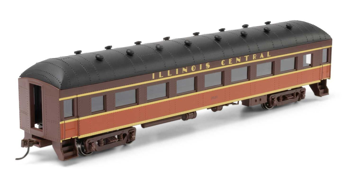 Athearn RTR HO ATH73033 Arch Roof Coach Illinois Central IC #2121