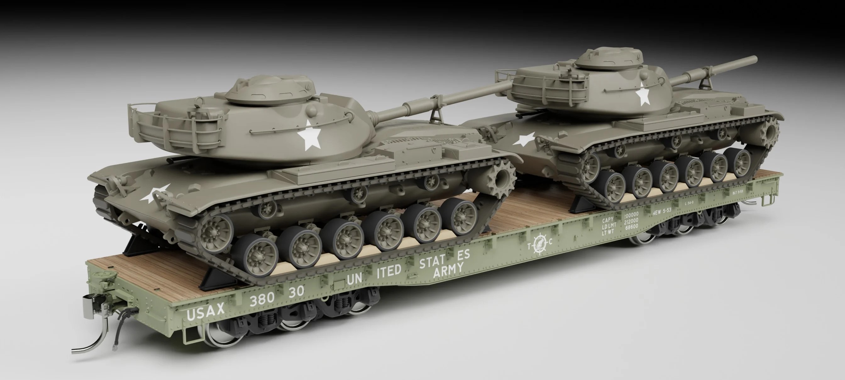 Rapido Trains Inc HO 804001 M60A1 Tank US Army