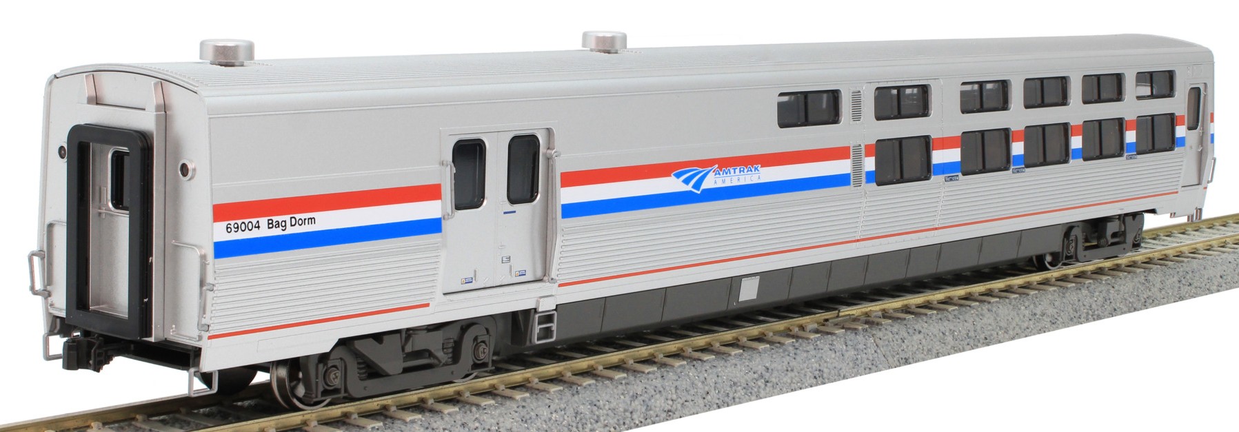 Kato HO 35-6241 Amtrak Viewliner II Baggage-Dorm 'Phase III' Scheme AMTK #69004