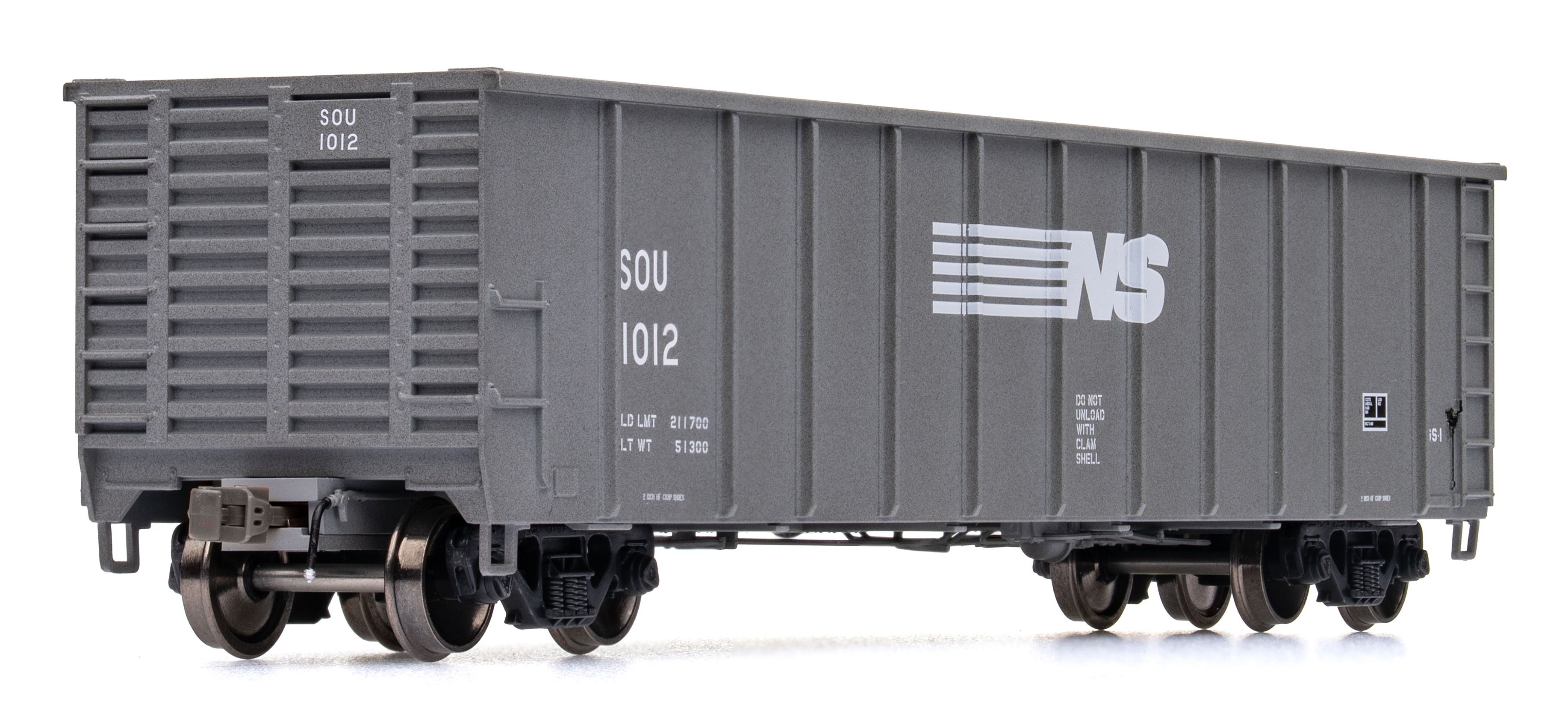ScaleTrains Operator HO SXT11942 Pullman-Standard Silverside Coal Gondola Norfolk Southern SOU #1207