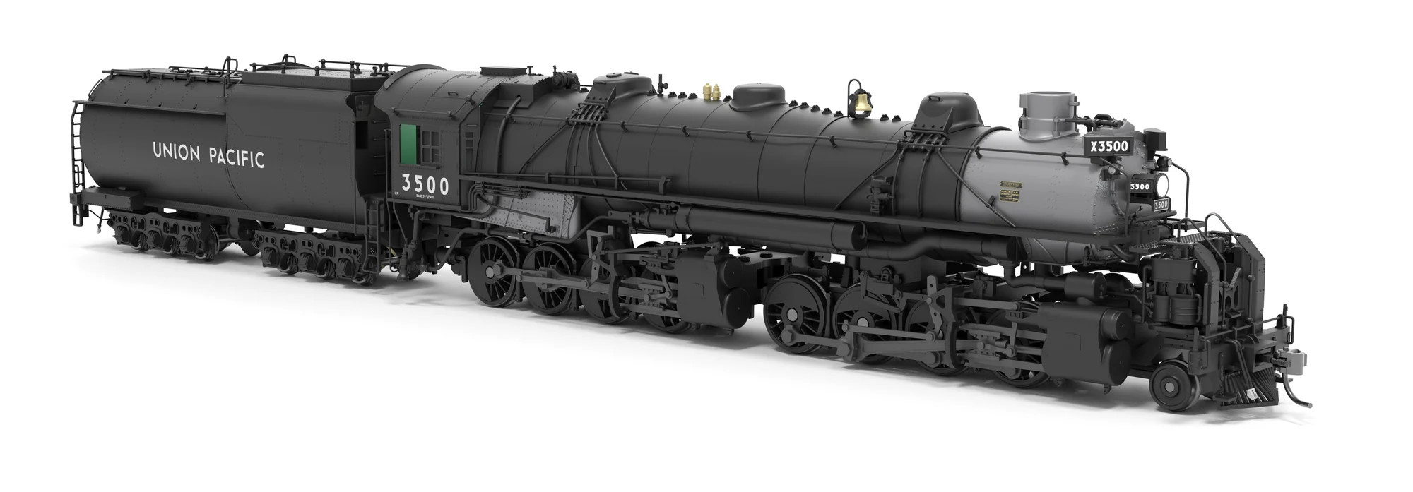Broadway Limited Imports HO 9435 Stealth Series DCC-Ready Union Pacific 2-8-8-0 ‘Bullmoose’ SA-C-2 UP #3514 Post-1944 Appearance w/ 5SA FWH